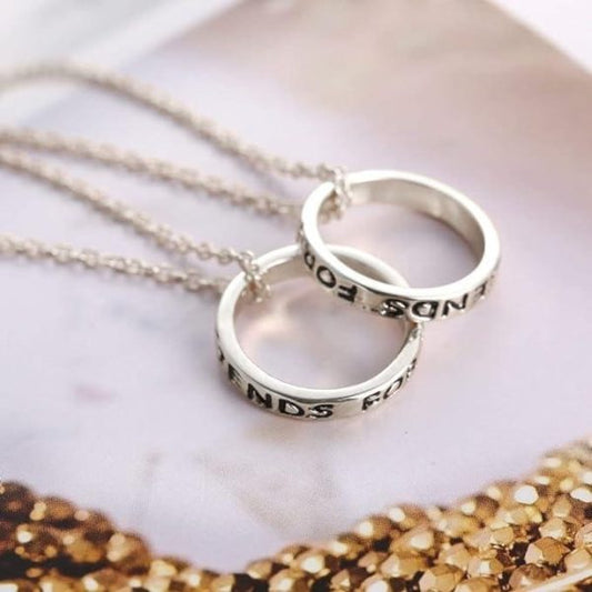 2pcs Best Friends Forever Ring Pendant Sk products