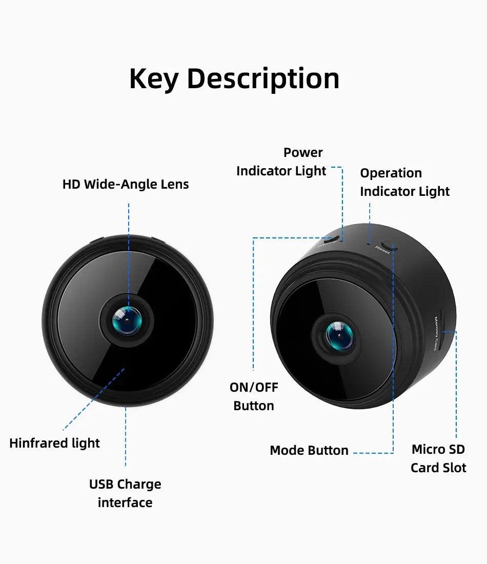 A9 Mini Camera Wifi Wireless Recorder Hd Video WB Sk products