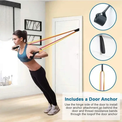 High Quality Portable Resistance Bands With Handles Sk products