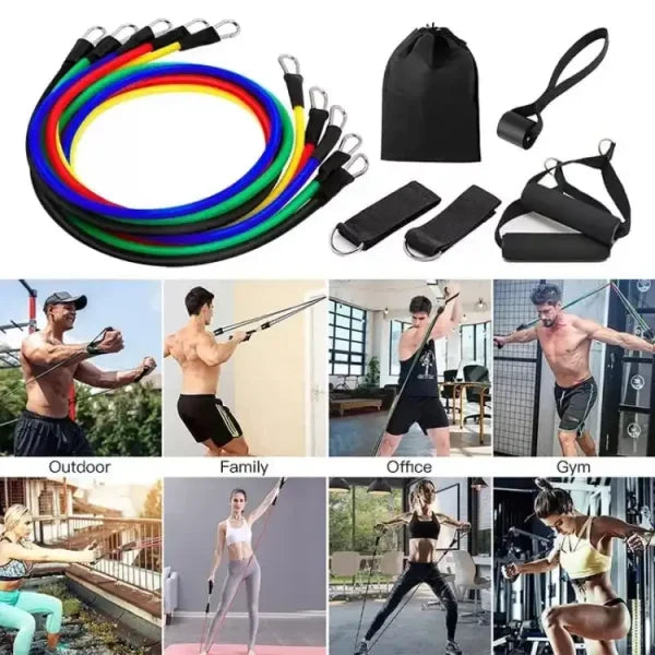 High Quality Portable Resistance Bands With Handles Sk products