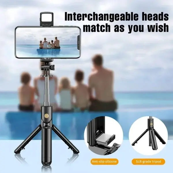 Selfie Stick With Tripod | Bluetooth Foldable Selfie Rod Sk products